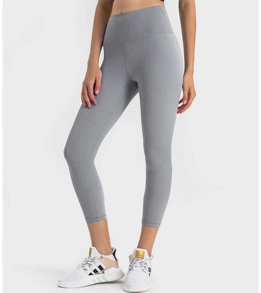 lu-379 rib yoga capris outdoor running fitness leggings high waist sports tights women gym clothes, White;red
lu-379 rib yoga capris outdoor running fitness leggings high waist sports tights women gym clothes, White;red