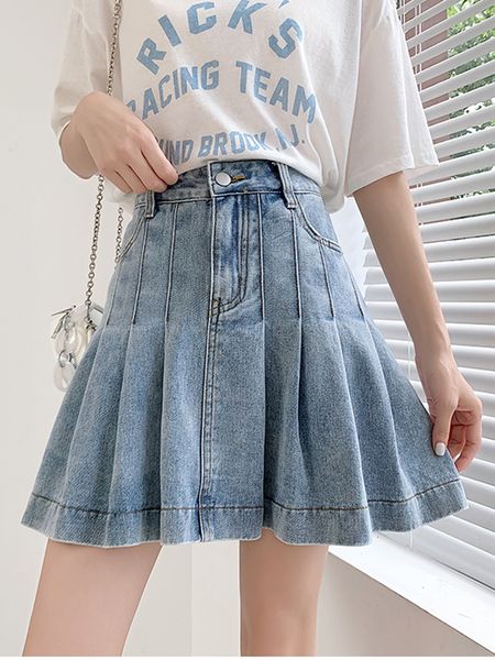 skirts zoki jean women's pleated skiing summer high waist plus size a denim skiing blue fashion korean leisure mini skiing 5xl 230404, Black
skirts zoki jean women's pleated skiing summer high waist plus size a denim skiing blue fashion korean leisure mini skiing 5xl 230404, Black