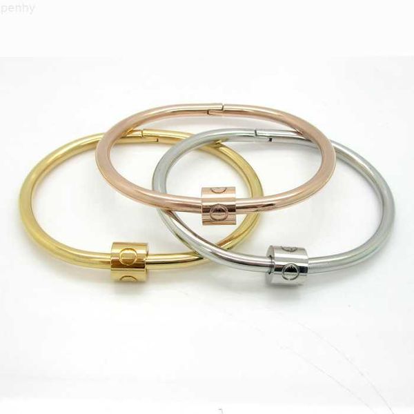 jewelry nail bracelets men and ladies bangletitanium steel 18k gold couples bracelet gifts, Golden;silver
jewelry nail bracelets men and ladies bangletitanium steel 18k gold couples bracelet gifts, Golden;silver