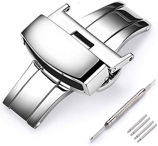 buckles deployment clasp double push automatic butterfly button fold watch 18mm 20mm 22mm 24mm 230404, Slivery;black
buckles deployment clasp double push automatic butterfly button fold watch 18mm 20mm 22mm 24mm 230404, Slivery;black