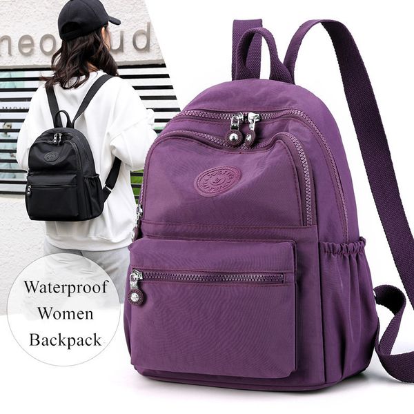 school bags vento marea design travel women backpack bag for teenage girl casual shoulder female nylon rucksack black purse 230404
school bags vento marea design travel women backpack bag for teenage girl casual shoulder female nylon rucksack black purse 230404