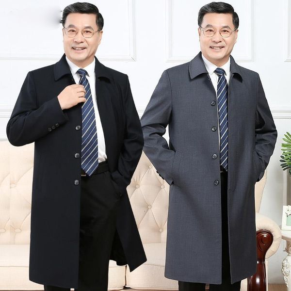 men's trench coats middleaged men coat autumn winter solid color windbreaker jacket luxurious brand clothing y34 230404, Tan;black
men's trench coats middleaged men coat autumn winter solid color windbreaker jacket luxurious brand clothing y34 230404, Tan;black