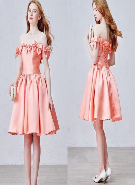 2016 peach short prom party dresses a line knee length back lace up bow cute homecoming gowns vestidos de fiesta6101544, Black
2016 peach short prom party dresses a line knee length back lace up bow cute homecoming gowns vestidos de fiesta6101544, Black
