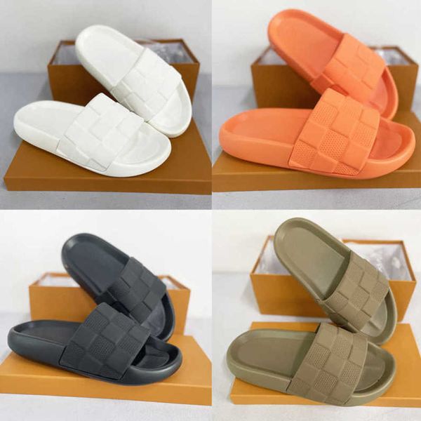 new slippers designer rubber slide womens waterfront embossed mule fashion women slides flat comfort luxury summer sandals luxury men beach, Black
new slippers designer rubber slide womens waterfront embossed mule fashion women slides flat comfort luxury summer sandals luxury men beach, Black