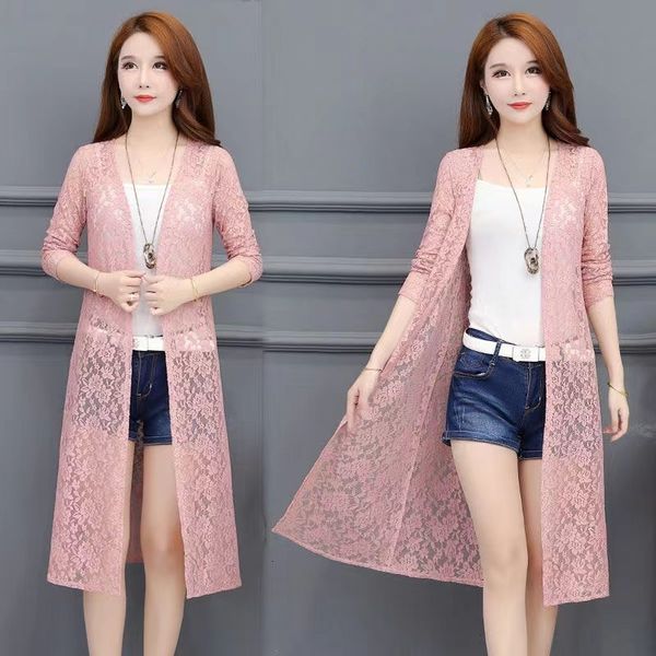 women's knits tees summer lace sunscreen cardigan fashion midlength thin coat with matching skirt mesh shawl casual lady 230403, White
women's knits tees summer lace sunscreen cardigan fashion midlength thin coat with matching skirt mesh shawl casual lady 230403, White