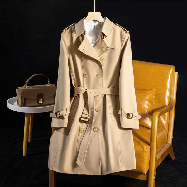 women's trench coats spring and autumn women's dress lapel double breasted fashion casual loose trench coat ladies waterproof long, Tan;black
women's trench coats spring and autumn women's dress lapel double breasted fashion casual loose trench coat ladies waterproof long, Tan;black