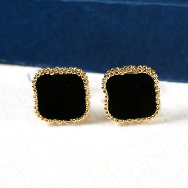 vintage cleef earrings designer earrings four clover elegant luxury ear studs earings van designer for women hip hop jewelry holiday gift 10, Golden;silver
vintage cleef earrings designer earrings four clover elegant luxury ear studs earings van designer for women hip hop jewelry holiday gift 10, Golden;silver