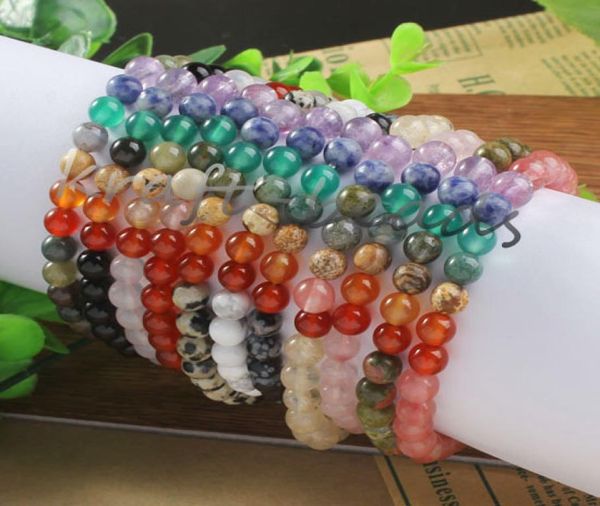whole 10pcs charm natural mixed different stone round shape beads stone chakra healing point beaded bracelets jewelry 6mm4564497, Black
whole 10pcs charm natural mixed different stone round shape beads stone chakra healing point beaded bracelets jewelry 6mm4564497, Black