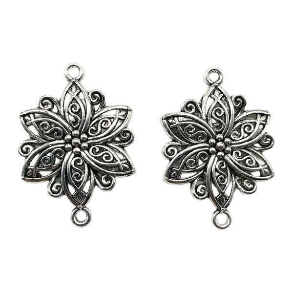 50pcs flower pendants charms connector for jewelry making tibetan silver color antique diy handmade craft 40*28mm dh0776, Bronze;silver
50pcs flower pendants charms connector for jewelry making tibetan silver color antique diy handmade craft 40*28mm dh0776, Bronze;silver