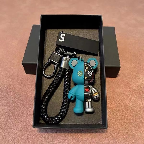 luxurys designers keychain car key chain solid color monogrammed keychains bear design versatile fashion leisure men women bag pendant acces, Silver
luxurys designers keychain car key chain solid color monogrammed keychains bear design versatile fashion leisure men women bag pendant acces, Silver