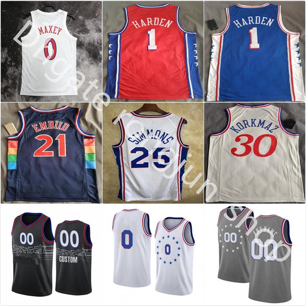 custom 2023 printed basketball joel 21 embiid jerseys james 1 harden tobias 12 harris tyrese 0 maxey matisse 22 thybulle 3 iverson 8 melton, Black;red
custom 2023 printed basketball joel 21 embiid jerseys james 1 harden tobias 12 harris tyrese 0 maxey matisse 22 thybulle 3 iverson 8 melton, Black;red