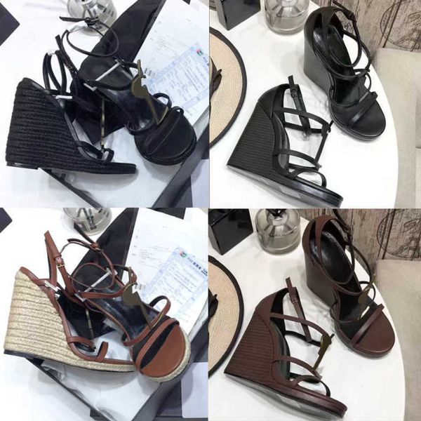 women summer woody sandals cassandra wedge espadrilles platform slides cross weave comfortable wedges slipper eu35-41 with box no325, Black
women summer woody sandals cassandra wedge espadrilles platform slides cross weave comfortable wedges slipper eu35-41 with box no325, Black