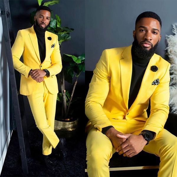 men's suits blazers yellow slim fit single breasted wedding formal party wear 2 pieces trajes de boda para hombre completos 230404, White;black
men's suits blazers yellow slim fit single breasted wedding formal party wear 2 pieces trajes de boda para hombre completos 230404, White;black