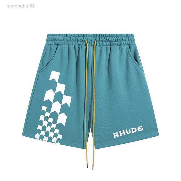 men's rhude short summer costume contrast plaid casual capris mid pants fashion ifrp n72m, White;black
men's rhude short summer costume contrast plaid casual capris mid pants fashion ifrp n72m, White;black