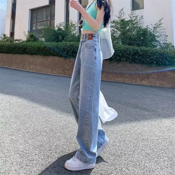 women's jeans feynzz high waist straight leg jeans spring/summer design feel niche loose small wide leg pants rising 230404, Blue
women's jeans feynzz high waist straight leg jeans spring/summer design feel niche loose small wide leg pants rising 230404, Blue