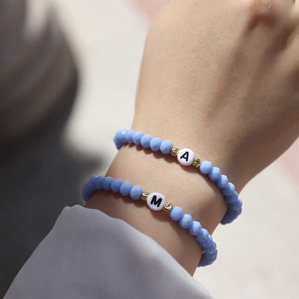 charm bracelets new fashion 26 round initial letter bracelet women temperament 6mm crystal bead bracelet for women jewelry gift aa230403, Golden;silver
charm bracelets new fashion 26 round initial letter bracelet women temperament 6mm crystal bead bracelet for women jewelry gift aa230403, Golden;silver