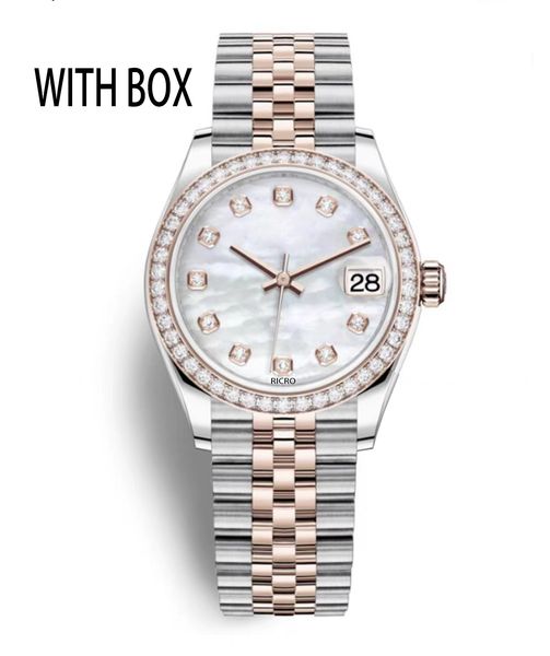 women watch master diamond-encrusted bezel mechanical automatic winding movement stainless steel case sapphire glass folding buckle 31mm dia, Slivery;golden
women watch master diamond-encrusted bezel mechanical automatic winding movement stainless steel case sapphire glass folding buckle 31mm dia, Slivery;golden