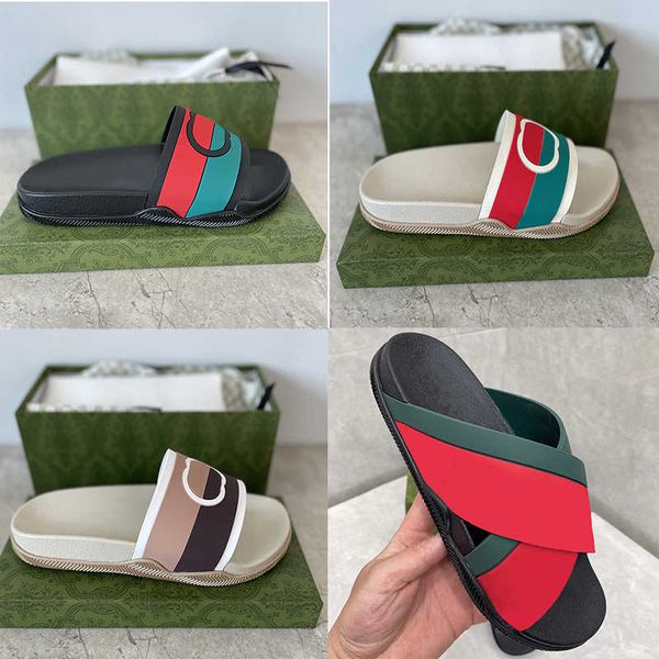 designer slides fashion mens striped rubber slide interlocking platform shoe luxury flat beach slippers bathroom home sandals flip flops 35-, Black
designer slides fashion mens striped rubber slide interlocking platform shoe luxury flat beach slippers bathroom home sandals flip flops 35-, Black