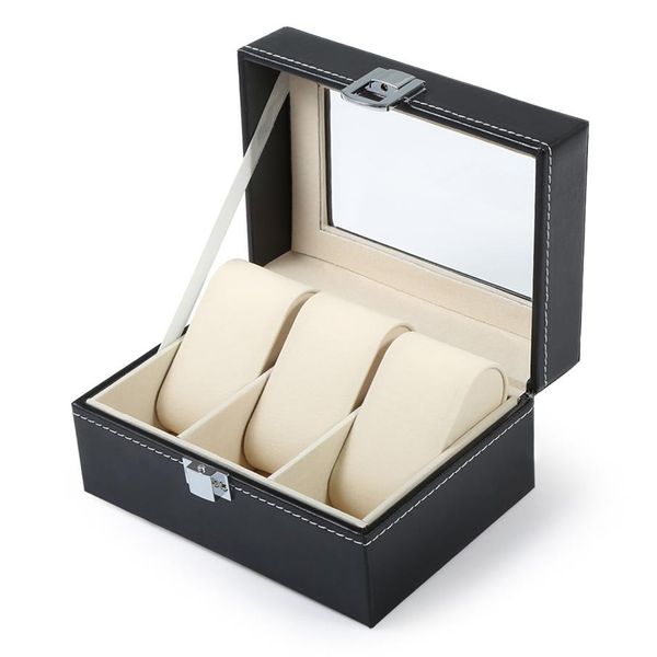 watch boxes 3 grids slots pvc leather case jewelry storage organizer elegant watches collection gifts organizer caja reloj273p, Black;blue
watch boxes 3 grids slots pvc leather case jewelry storage organizer elegant watches collection gifts organizer caja reloj273p, Black;blue