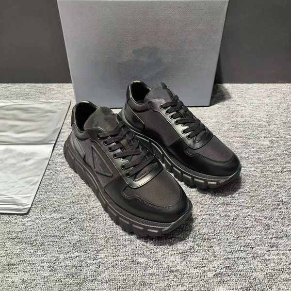 excellent designer shoes men cowhide platform sneakers p triangle loafers rubber black shiny leather chunky round head sneaker thick bottom
excellent designer shoes men cowhide platform sneakers p triangle loafers rubber black shiny leather chunky round head sneaker thick bottom