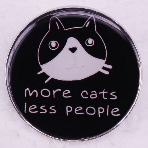 more cats less people brooch cute anime movies games hard enamel pins collect metal cartoon brooch backpack hat bag collar lapel badges, Blue
more cats less people brooch cute anime movies games hard enamel pins collect metal cartoon brooch backpack hat bag collar lapel badges, Blue