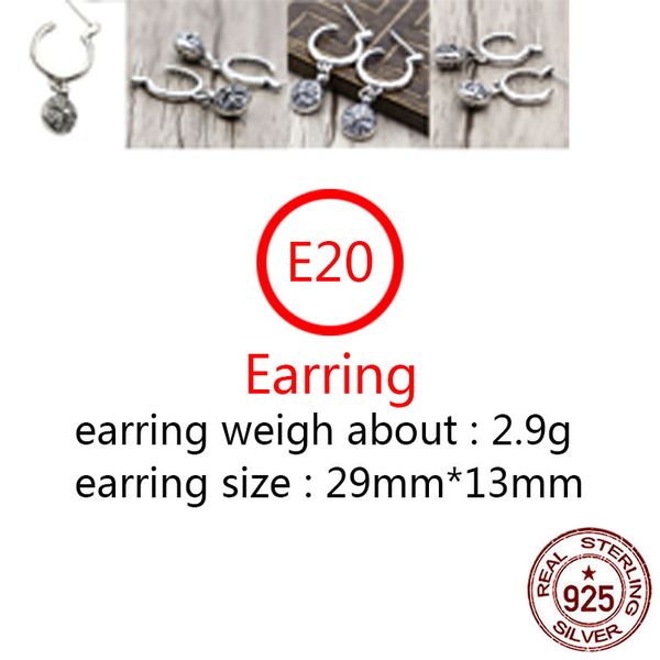 e20 s925 pure silver ear studs personalized fashion cross flower ball letter punk street dance style earrings jewelry earrings as a gift for, Golden
e20 s925 pure silver ear studs personalized fashion cross flower ball letter punk street dance style earrings jewelry earrings as a gift for, Golden