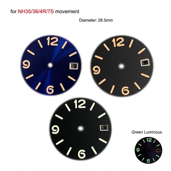 repair tools kits 285mm green luminous watch dial for nh35nh364r7s movement modified digital dials watches accessories 230404
repair tools kits 285mm green luminous watch dial for nh35nh364r7s movement modified digital dials watches accessories 230404