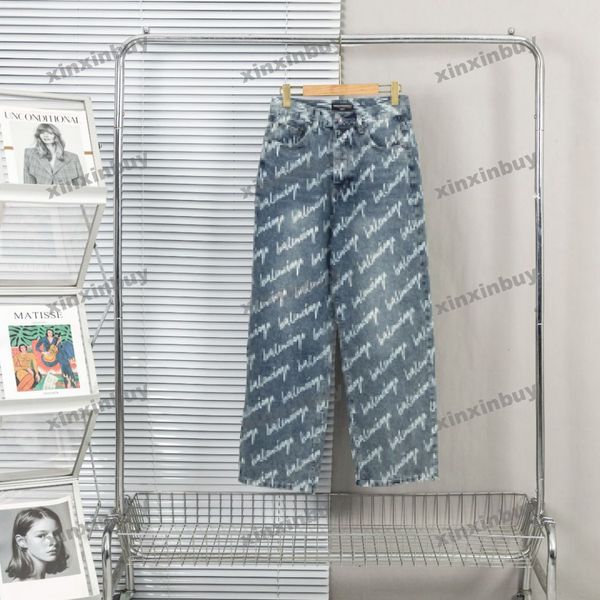 xinxinbuy men women designer pant sport paris cursive letter printing jeans denim spring summer casual pants blue khaki grey m-2xl, Black;brown
xinxinbuy men women designer pant sport paris cursive letter printing jeans denim spring summer casual pants blue khaki grey m-2xl, Black;brown
