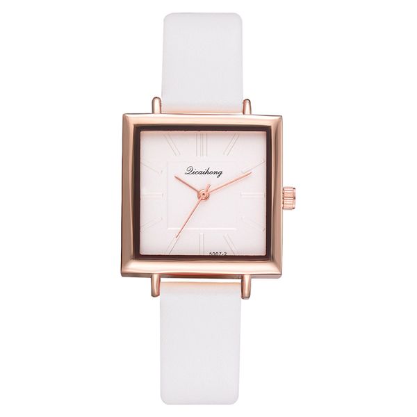 hbp white leather strap fashion ladies watch quartz movement casual business watches personalized square dial, Slivery;brown
hbp white leather strap fashion ladies watch quartz movement casual business watches personalized square dial, Slivery;brown