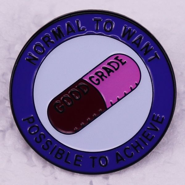 normal to want possible to achieve good grade brooch cute anime movies games hard enamel pins collect metal cartoon brooch backpack hat bag, Blue
normal to want possible to achieve good grade brooch cute anime movies games hard enamel pins collect metal cartoon brooch backpack hat bag, Blue