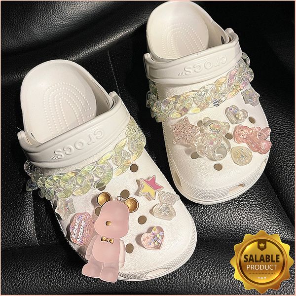 shoe parts accessories 3d pink bear croc charms designer diy cute animal shoes decaration accessories for jibs clogs kids boys girls gifts 2, White;pink
shoe parts accessories 3d pink bear croc charms designer diy cute animal shoes decaration accessories for jibs clogs kids boys girls gifts 2, White;pink