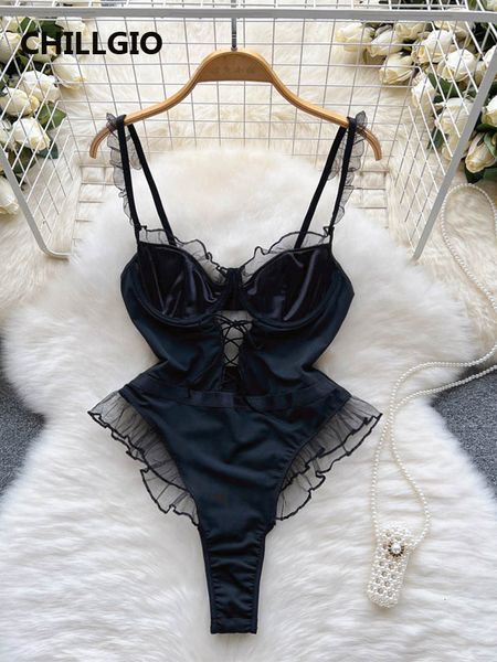 set chillgio women ruffle lace bodysuits bodycon combination rompers casual streetwear party jumpsuit solid fashion strappy catsuits 230404, Red;black
set chillgio women ruffle lace bodysuits bodycon combination rompers casual streetwear party jumpsuit solid fashion strappy catsuits 230404, Red;black