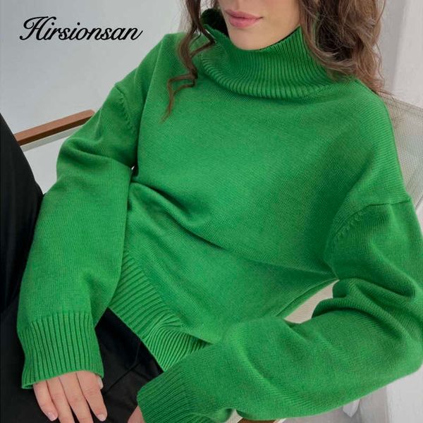 hirsionsan chic turtle neck autumn winter sweater women soft warm basic knitted pullover 12 colors loose casual female jumper, White;black
hirsionsan chic turtle neck autumn winter sweater women soft warm basic knitted pullover 12 colors loose casual female jumper, White;black