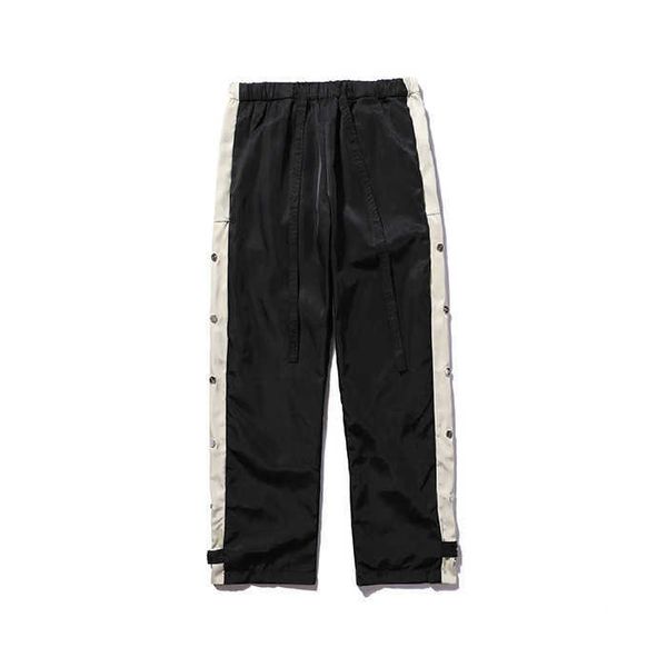 high men street pants fearofgod american fog season double breasted loose ribbon cargo men's and women's fashion brand sweatpants, Black
high men street pants fearofgod american fog season double breasted loose ribbon cargo men's and women's fashion brand sweatpants, Black