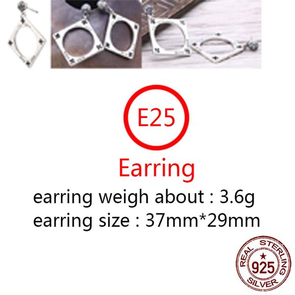 e25 s925 pure silver ear studs personalized fashion cross flower letter punk street dance style earrings jewelry earrings as a gift for love, Golden
e25 s925 pure silver ear studs personalized fashion cross flower letter punk street dance style earrings jewelry earrings as a gift for love, Golden