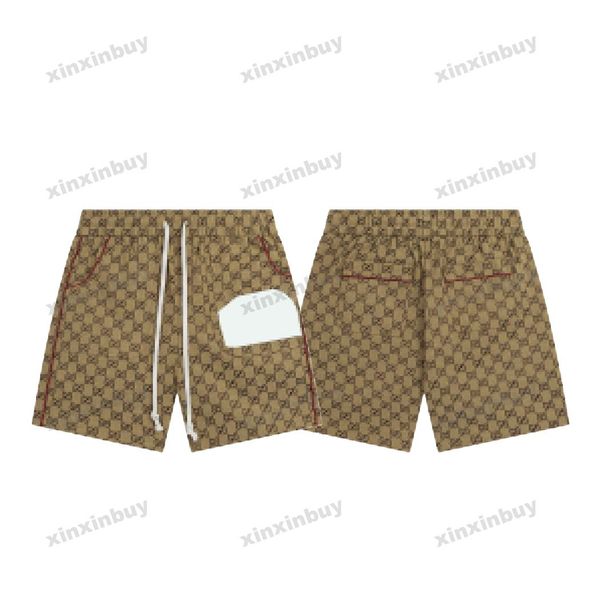xinxinbuy men women designer shorts pant double letter jacquard fabric letter embroidery cotton spring summer khaki red s-2xl
xinxinbuy men women designer shorts pant double letter jacquard fabric letter embroidery cotton spring summer khaki red s-2xl