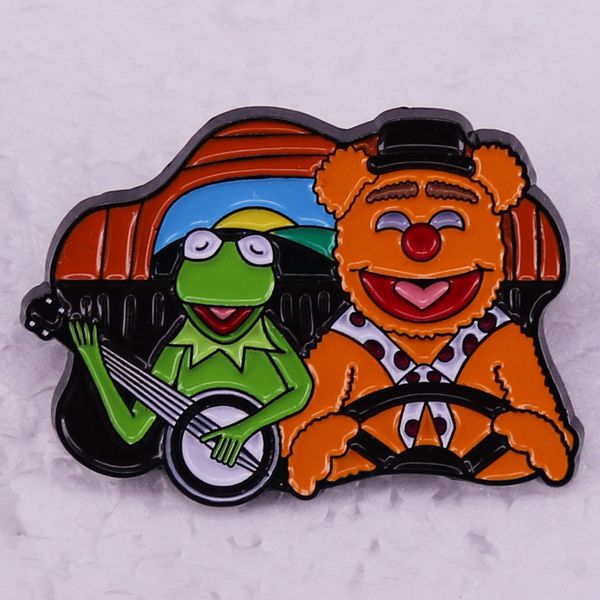 bear frog good friends guitar driver brooch cute anime movies games hard enamel pins collect metal cartoon brooch backpack hat bag collar la, Blue
bear frog good friends guitar driver brooch cute anime movies games hard enamel pins collect metal cartoon brooch backpack hat bag collar la, Blue