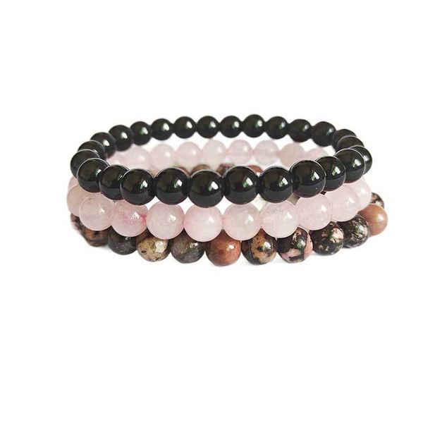 charm bracelets 8mm natural stone bracelet sets men women rhodonite rose quartzs black onyx beaded stackable wrist mala charm bracelets aa23, Golden;silver
charm bracelets 8mm natural stone bracelet sets men women rhodonite rose quartzs black onyx beaded stackable wrist mala charm bracelets aa23, Golden;silver