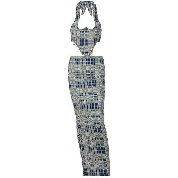 women's tracksuits wind 2022 spring / summer new women's printed neck strap vest split skirt two piece set, Gray
women's tracksuits wind 2022 spring / summer new women's printed neck strap vest split skirt two piece set, Gray