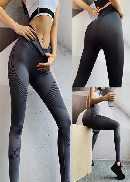 DHgate Running Jogger shaping Pants Women yoga Leggings Sport Fitness Patchwork High Elastic Gym Sporting Tights Outfits sold by DHgate