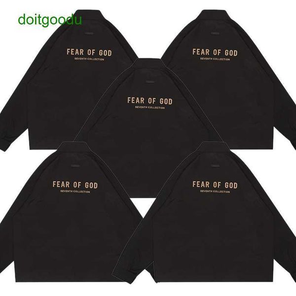 fosg fear god season 7 main line flocking print stand neck nylon coach jacket charge coat, Black;brown
fosg fear god season 7 main line flocking print stand neck nylon coach jacket charge coat, Black;brown