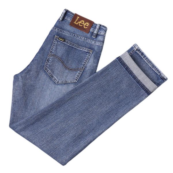men's jeans spring summer thin denim slim fit european american high-end brand small straight pants xl893-2, Blue
men's jeans spring summer thin denim slim fit european american high-end brand small straight pants xl893-2, Blue
