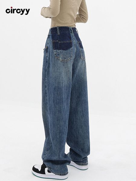 women's jeans pocket jeans women's high waist denim pants wide leg stitching work chic pockets trousers loose straight y2k jeans s, Blue
women's jeans pocket jeans women's high waist denim pants wide leg stitching work chic pockets trousers loose straight y2k jeans s, Blue