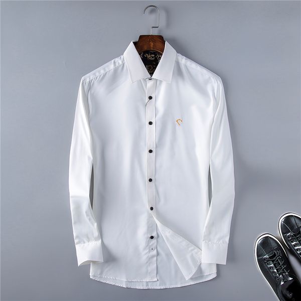 men s casual shirts luxurious shiny silk satin dress shirt long sleeved casual slim muscle button down plus size s-3xl men, White;black
men s casual shirts luxurious shiny silk satin dress shirt long sleeved casual slim muscle button down plus size s-3xl men, White;black