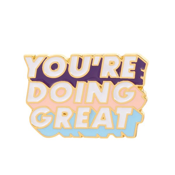 gold plated letter brooches fashion design you are doing great enamel brooch for girls cartoon coloful badges denim shirt gift bag accessori, Gray
gold plated letter brooches fashion design you are doing great enamel brooch for girls cartoon coloful badges denim shirt gift bag accessori, Gray
