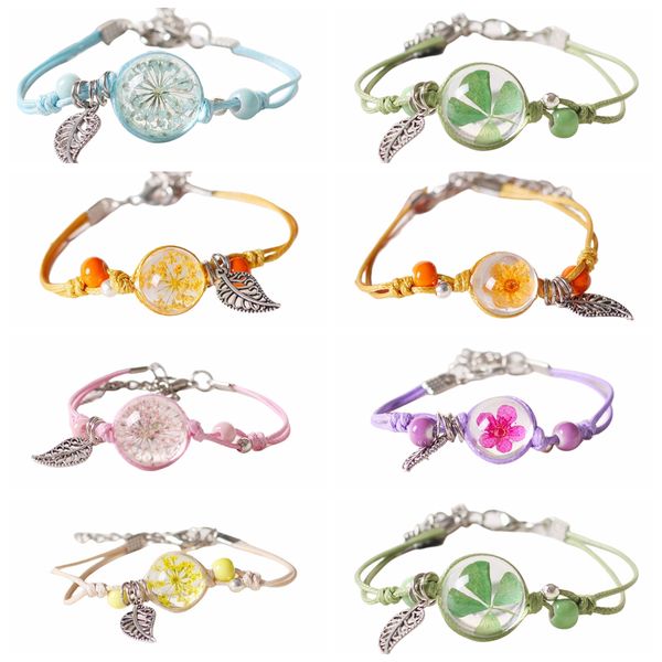 fashion bohemia chakras bracelet multicolor adjustable handmade braided bracelet with ceramic dry flower glass bead, Black
fashion bohemia chakras bracelet multicolor adjustable handmade braided bracelet with ceramic dry flower glass bead, Black