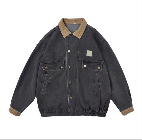 2023 designer mens jackets american vintage denim coat to do old color collision stitching denim coat men and women's tide brand loose, Black;brown
2023 designer mens jackets american vintage denim coat to do old color collision stitching denim coat men and women's tide brand loose, Black;brown
