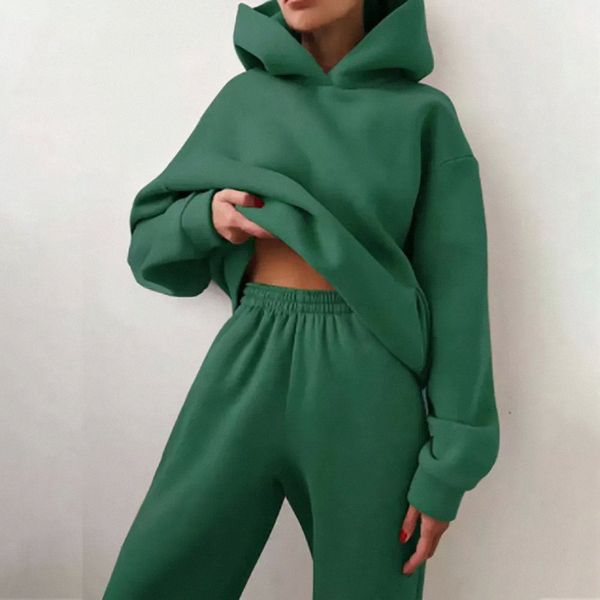 women's tracksuits winter two piece sets women tracksuit oversized suit 2021 autumn trouser suits female sweatshirt solid sports hoodie, Black
women's tracksuits winter two piece sets women tracksuit oversized suit 2021 autumn trouser suits female sweatshirt solid sports hoodie, Black