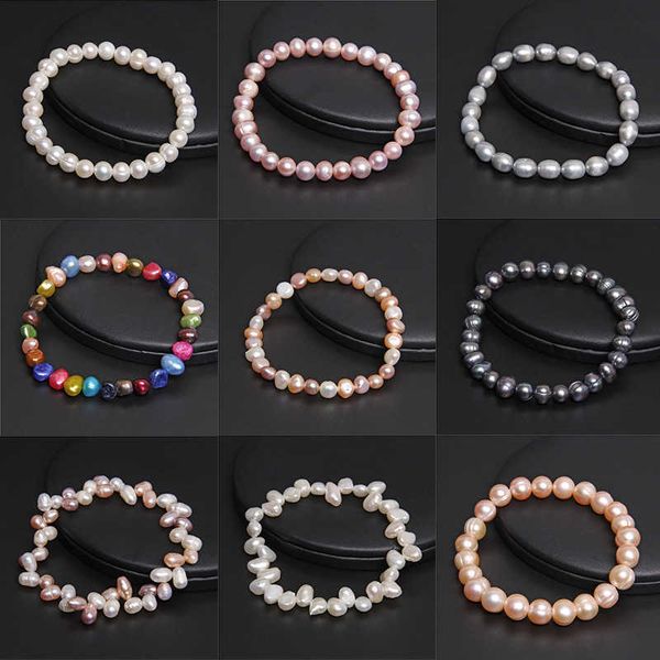 charm bracelets real natural pearl bangles baroque freshwater pearls bracelet elastic beaded chain for women men fine jewelry wedding gifts, Golden;silver
charm bracelets real natural pearl bangles baroque freshwater pearls bracelet elastic beaded chain for women men fine jewelry wedding gifts, Golden;silver