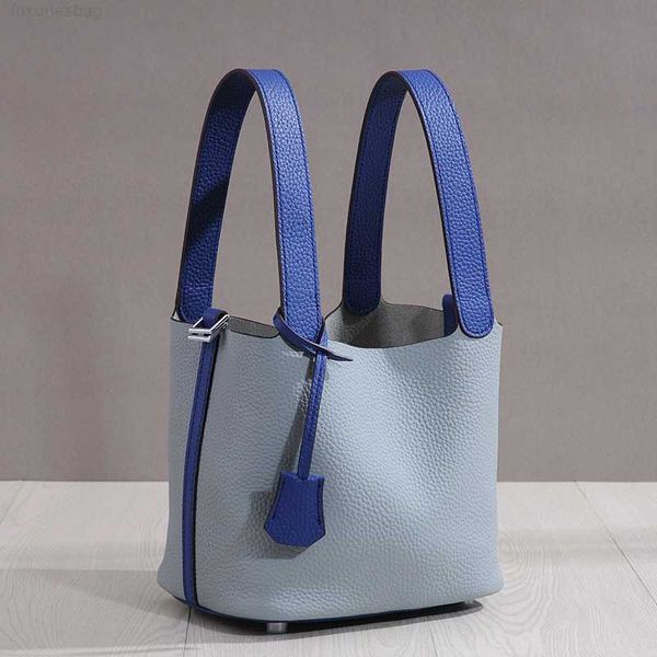 designer luxury vegetable basket litchi pattern head layer cowhide leather bucket cabbage blue handheld small bag women's fashionlijczg
designer luxury vegetable basket litchi pattern head layer cowhide leather bucket cabbage blue handheld small bag women's fashionlijczg